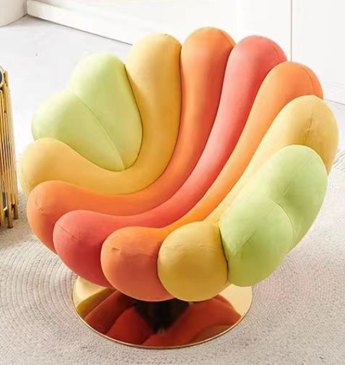 Anemone arm chair-yellow