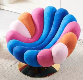 Anemone arm chair-blue