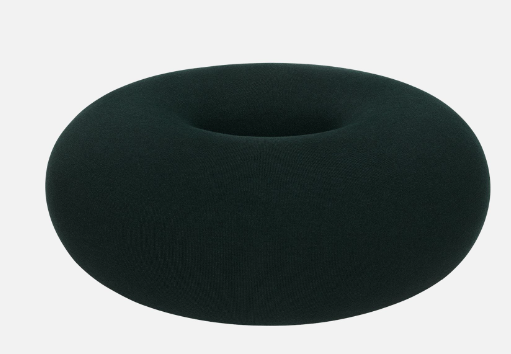 Boa pouf-dark blue