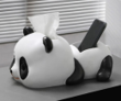 Baby tissue panda