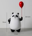 Fat panda with balloon