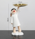 Tray red hat-white
