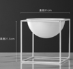 Flower pot big-white