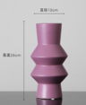 Ceramic vase-purple