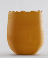 Flower pot  -yellow