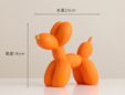 Balloon dog-orange
