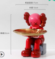 Tray kaws-pink